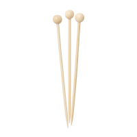 slide 3 of 13, Viovia Bamboo Ball Picks, 100 ct