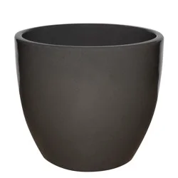 HD Designs Outdoors 9.25-Inch Color Planter - Grey, 9.25 in