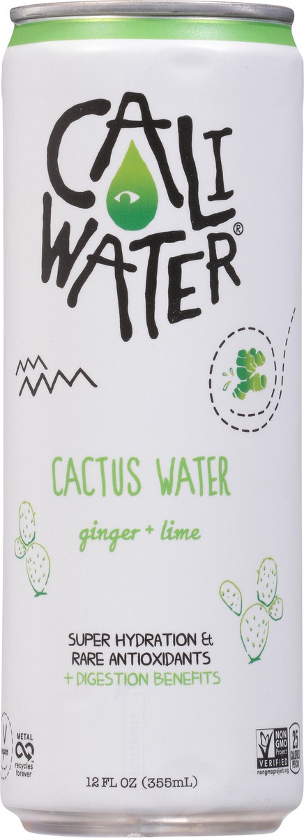 slide 6 of 9, CALIWATER Ginger Cactus Water - 12 fl oz, 1 ct