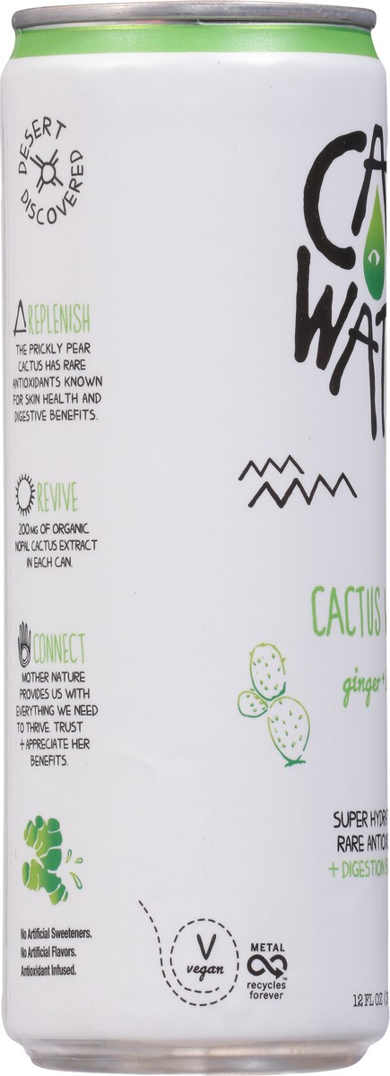 slide 9 of 9, CALIWATER Ginger Cactus Water - 12 fl oz, 1 ct