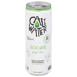 CALIWATER Ginger + Lime Cactus Water 12 fl oz