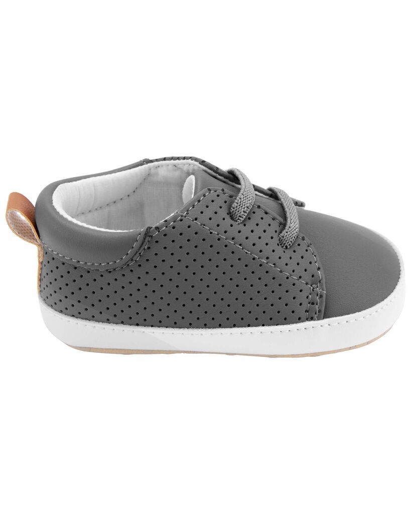 slide 4 of 6, Oshkosh Baby Casual Slip-On Shoes Grey 4, 1 ct