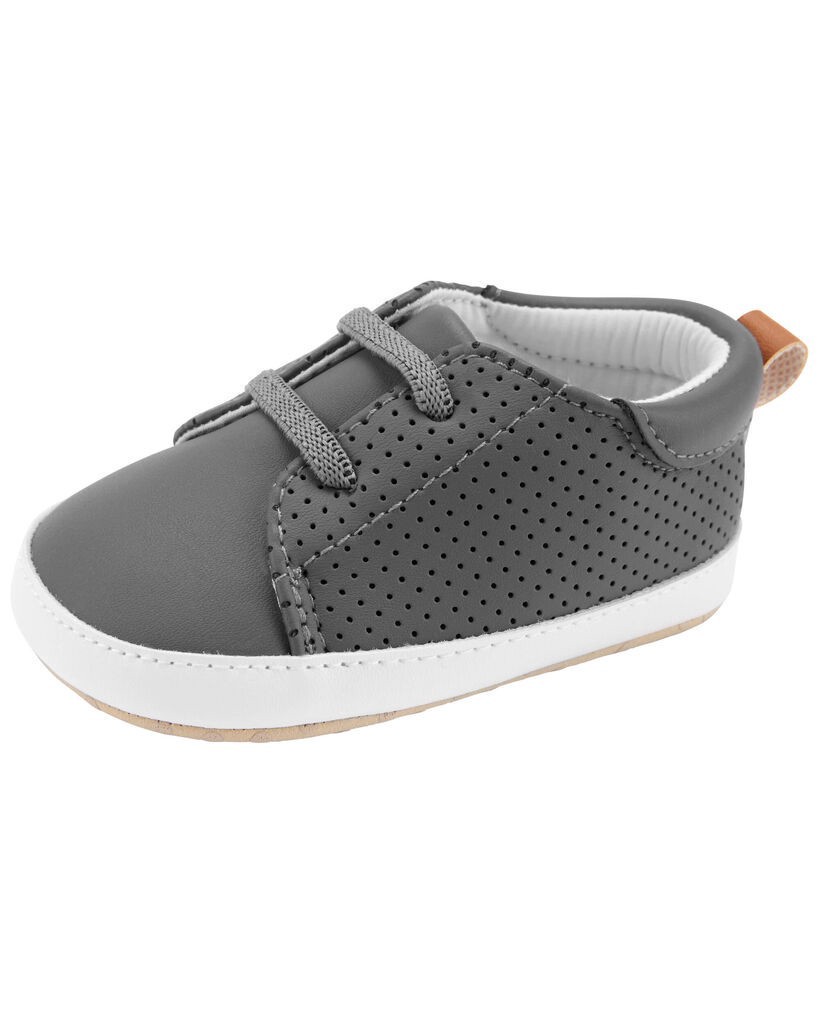 slide 6 of 6, Oshkosh Baby Casual Slip-On Shoes Grey 4, 1 ct