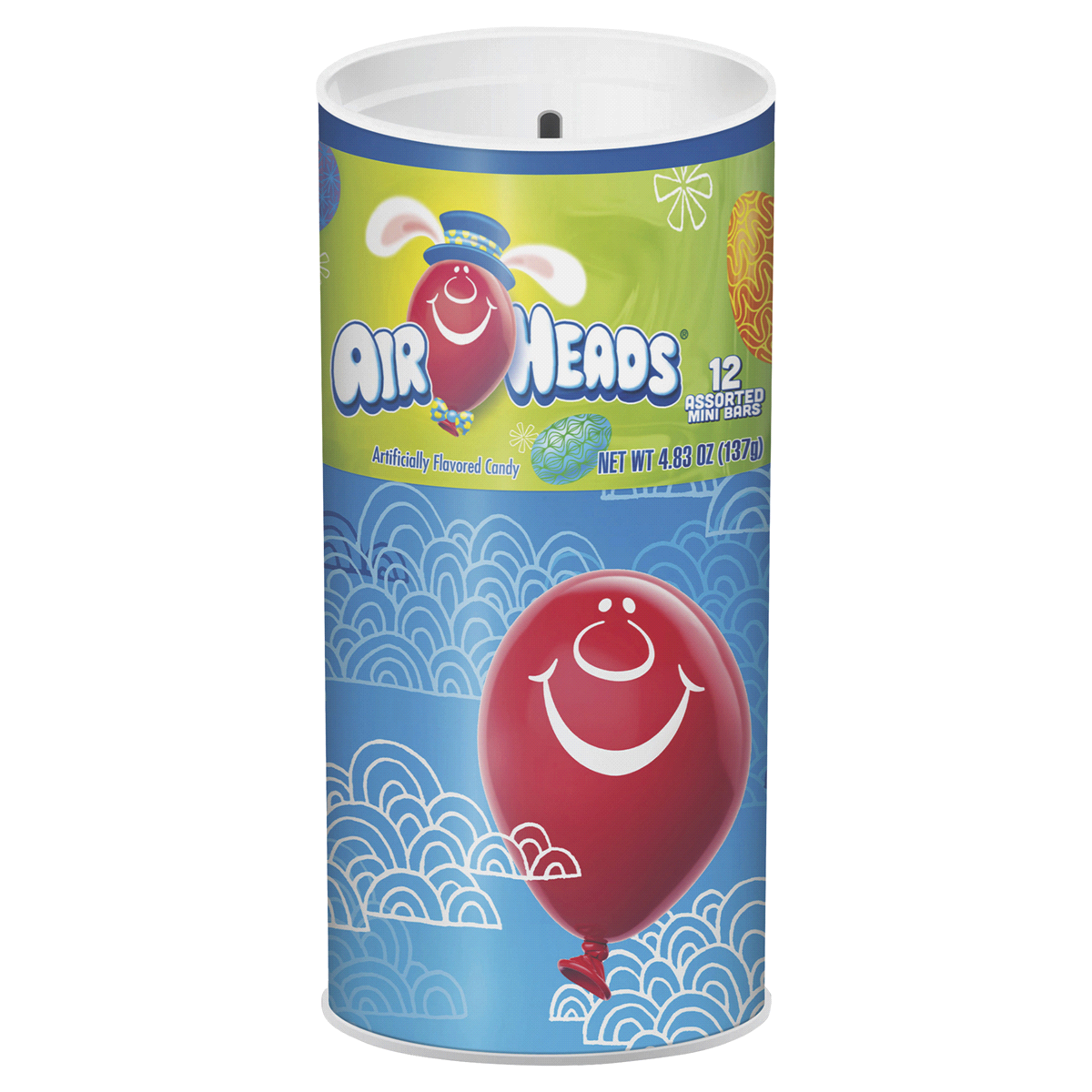 slide 1 of 1, Airheads Fruit Mini Easter Bank, 4.79 oz