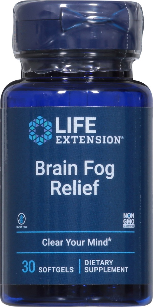 slide 6 of 14, Life Extension Brain Fog Relief 30 Softgels, 30 ct