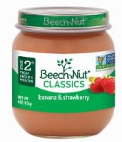 slide 1 of 1, Beech-Nut Stage 2 Classics Bananas & Strawberries Jar, 4 oz