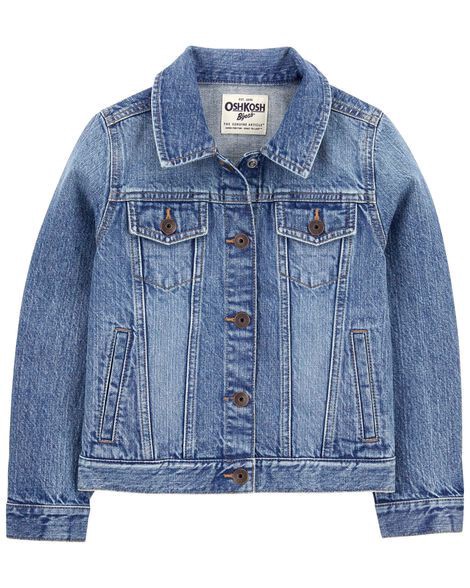 slide 1 of 2, Oshkosh Kid Classic Denim Jacket Blue 10, 1 ct