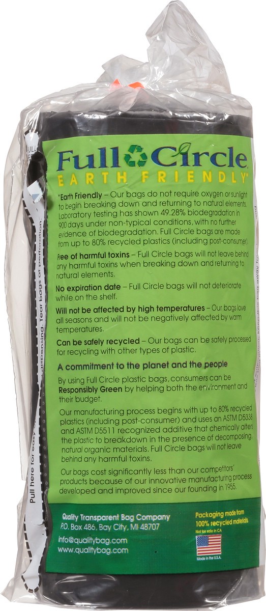 slide 5 of 12, Full Circle Home Full Circle Earth Friendly Biodegradable Large Trash Bags, 40 ct