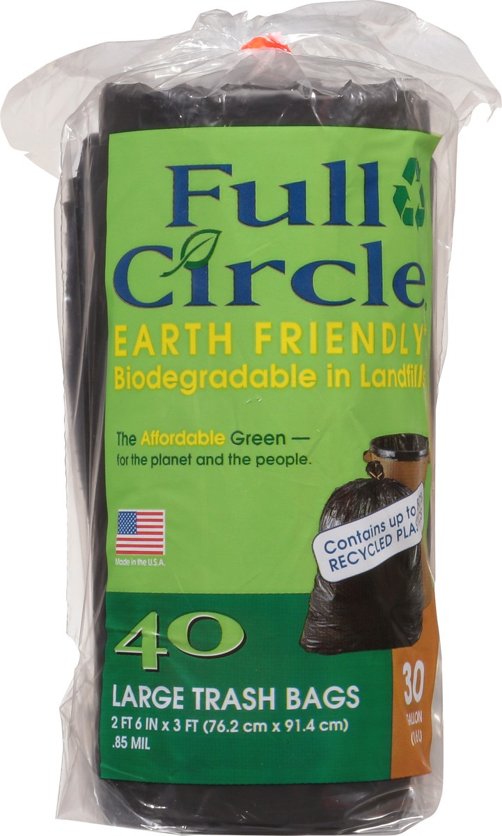 slide 6 of 12, Full Circle Home Full Circle Earth Friendly Biodegradable Large Trash Bags, 40 ct