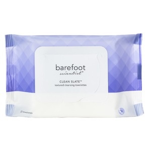 slide 1 of 1, Barefoot Scientist Clean Slate Textured Cleansing Towelettes, 25 Ct, 25 ct