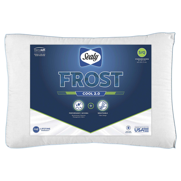 slide 1 of 1, Sealy Frost Cool Touch Pillow, 1 ct