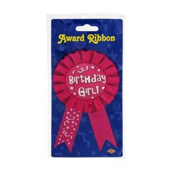 Beistle Award Ribbon Birthday Girl