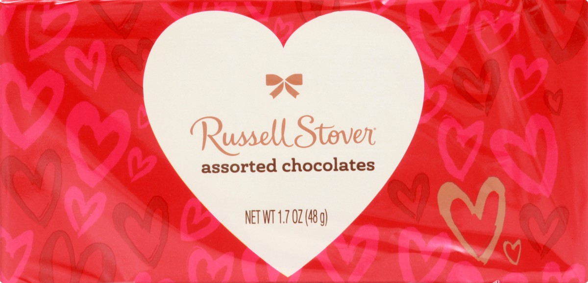 slide 9 of 10, Russell Stover Assorted Chocolate Valentine Box, Assortment, 1.7 oz