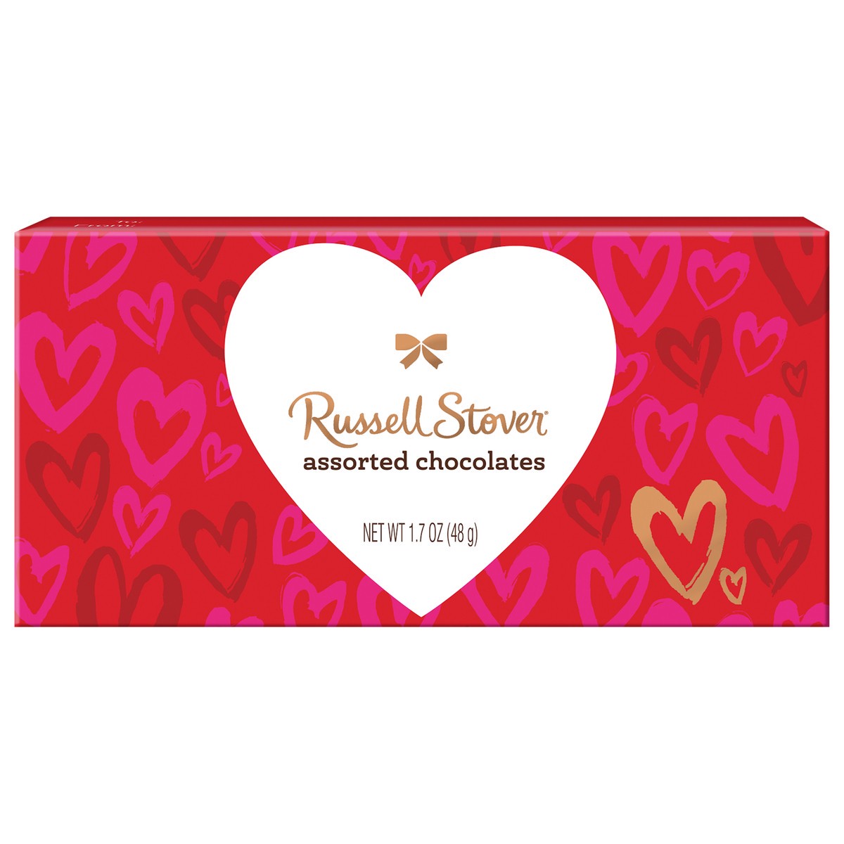 slide 1 of 10, Russell Stover Assorted Chocolate Valentine Box, Assortment, 1.7 oz