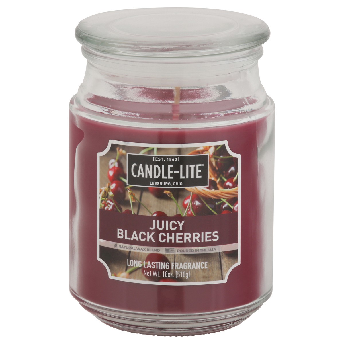 slide 6 of 12, Candle-Lite Juicy Black Cherries Candle 1 ea, 1 ct