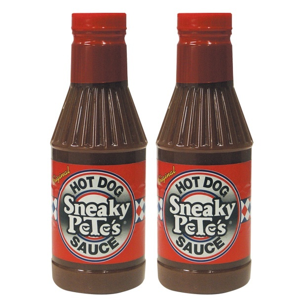 slide 1 of 1, Sneaky Pete's Original Hot Dog Sauce, 17 oz