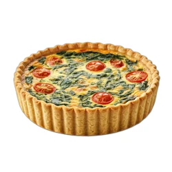 Fresh Spinach & Cheese Quiche