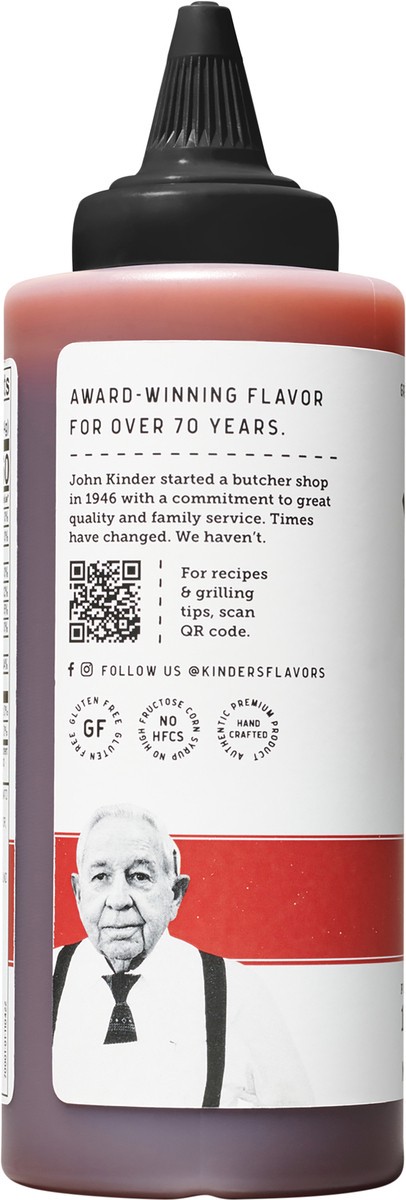 slide 2 of 6, Kinder's Hot BBQ Sauce, 15.5 oz