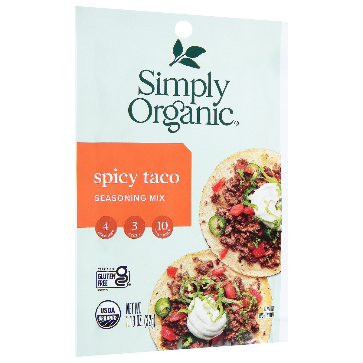 slide 7 of 9, Simply Organic Spicy Taco Seasoning Mix, 1.13 oz