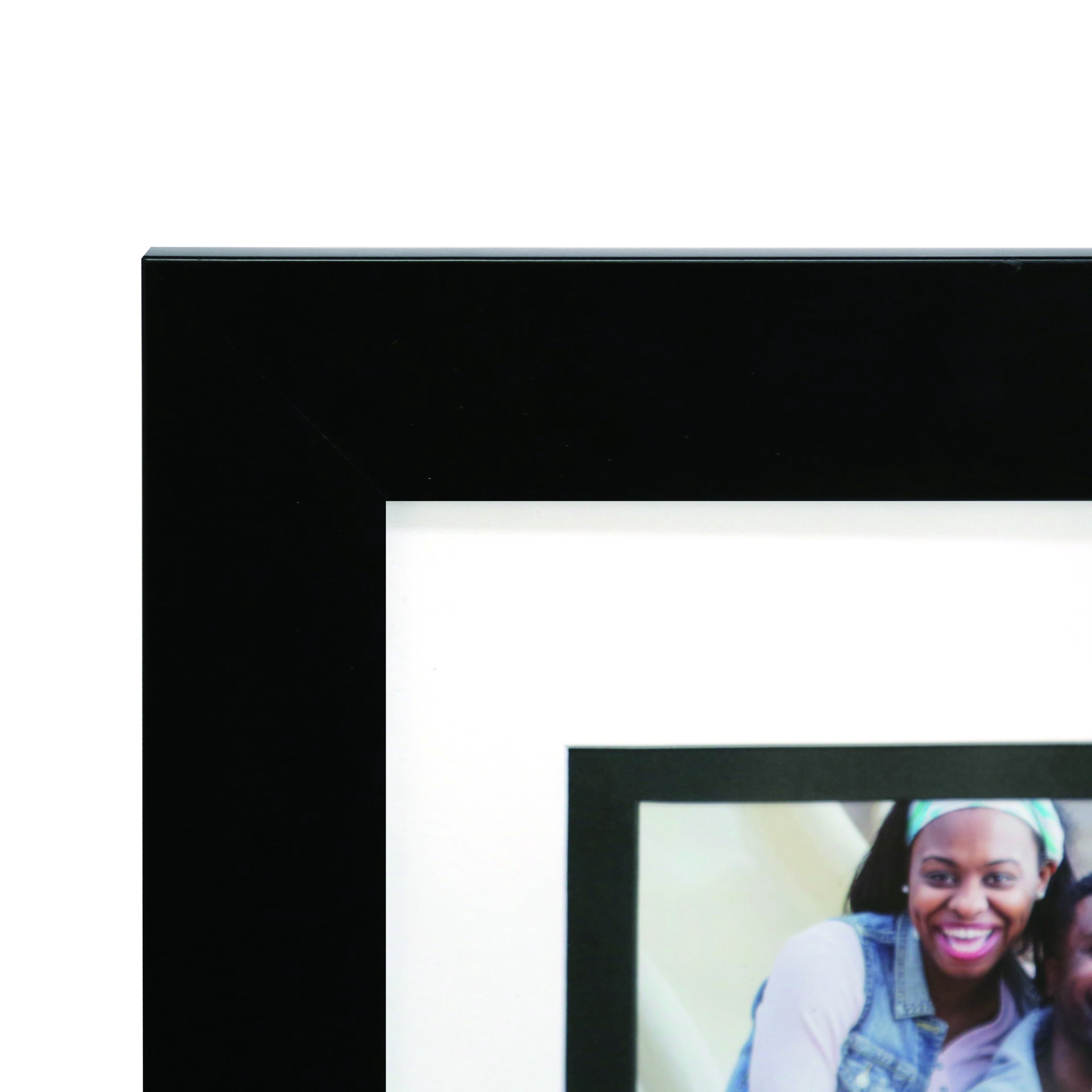 slide 4 of 6, 6 Opening 32.5" X 9" Collage Frame With Double Mat By Studio Decor, 32.5 in x 9 in
