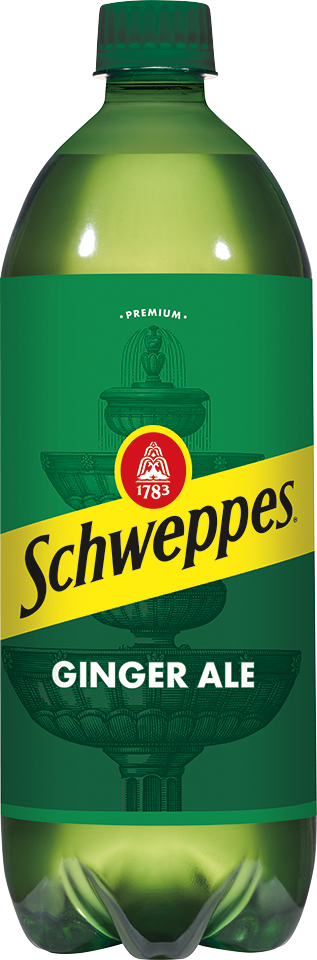 slide 2 of 2, Schweppes Ginger Ale Soda- 33.8 fl oz, 1 liter