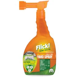 Naturel Promise Flick! Natural Flea & Tick Max Strength Yard Spray for Pets, 32 oz
