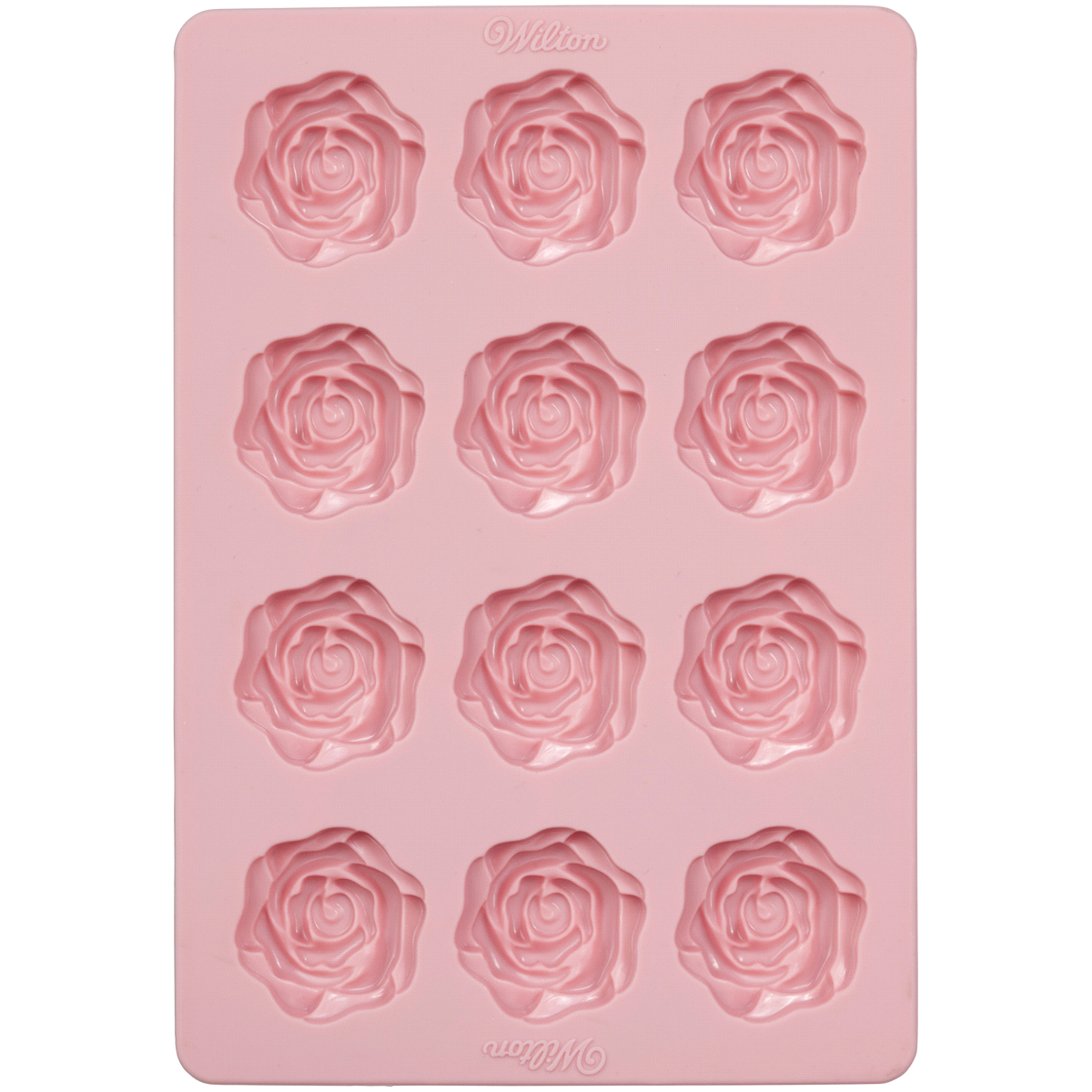 slide 2 of 5, Wilton Rose Silicone Candy Mold, 12-Cavity, 1 ct