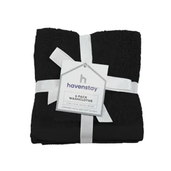 Havenstay Washcloth, 12 in x 12 in, 6 pack