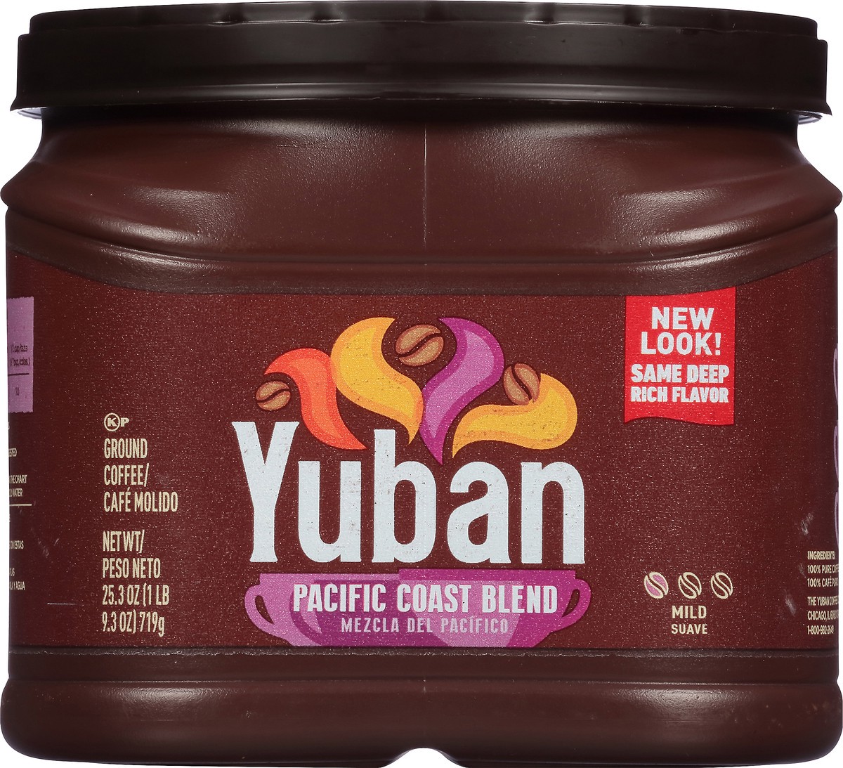 slide 2 of 9, Yuban Mild Pacific Coast Blend Ground Coffee, 25.3 oz