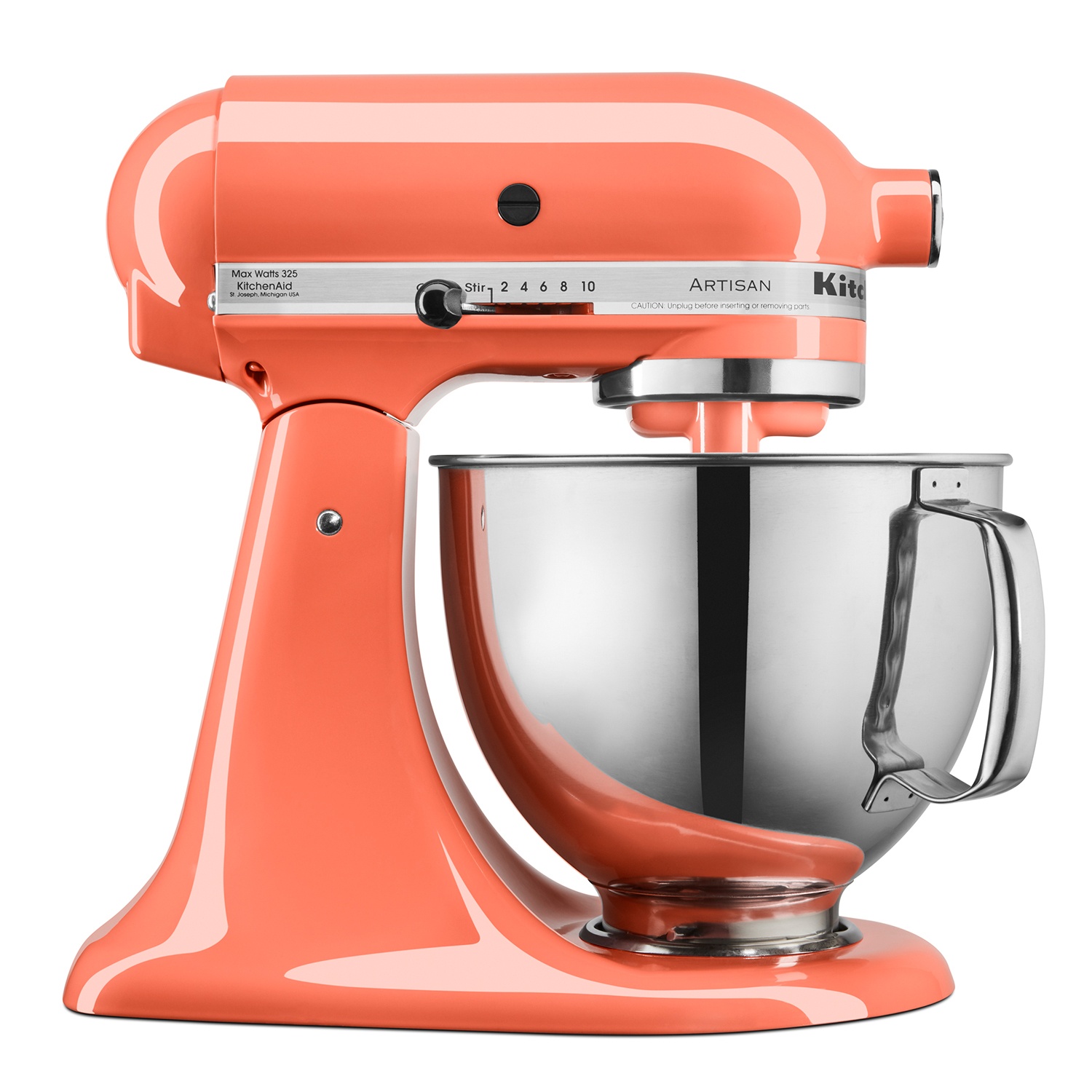 slide 1 of 1, KitchenAid Artisan Stand Mixer, Bird of Paradise, 5 qt