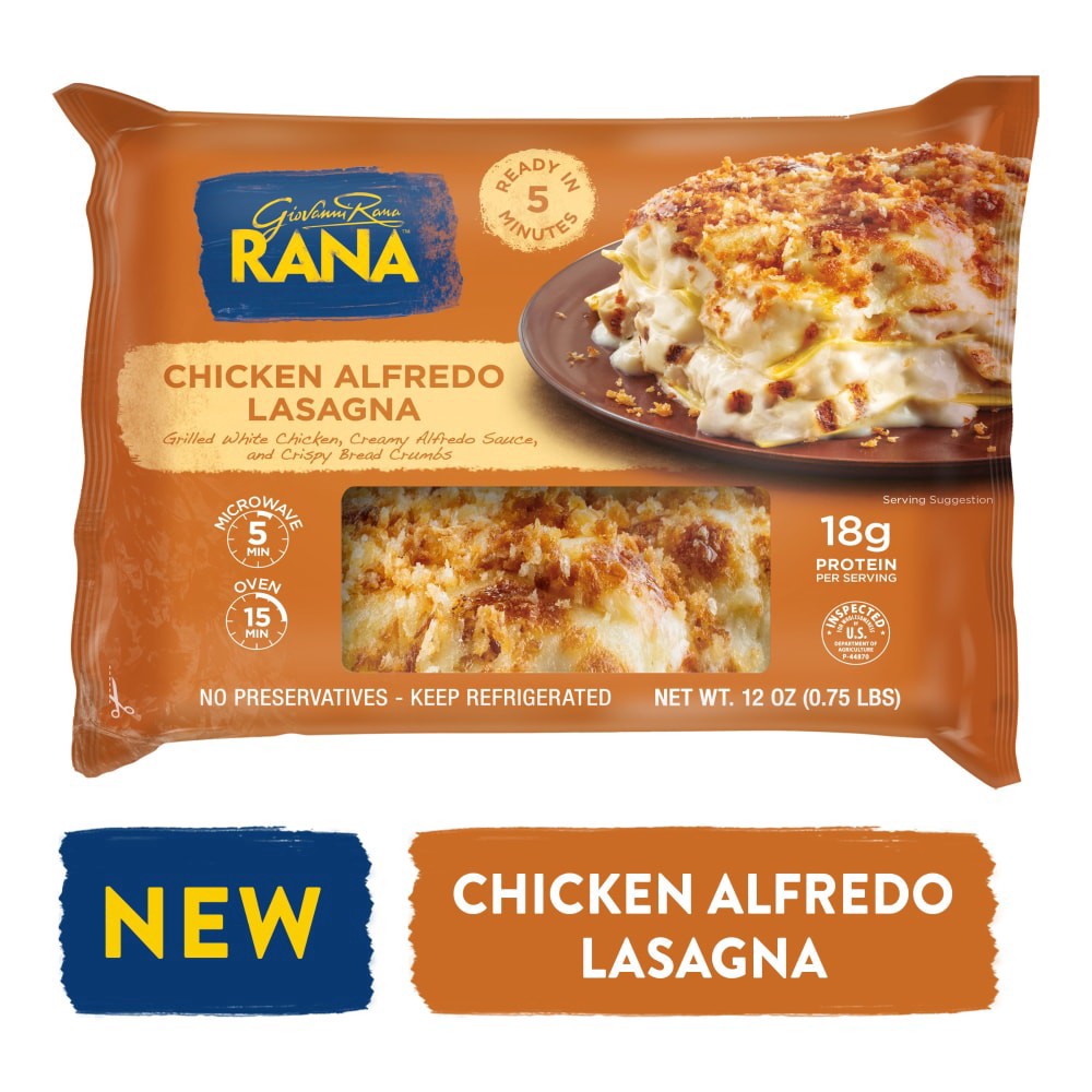 slide 1 of 2, Rana Chicken Alfredo Lasagna 12 oz, 12 oz