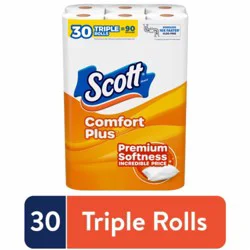 Scott ComfortPlus 1-Ply Toilet Paper Triple Rolls