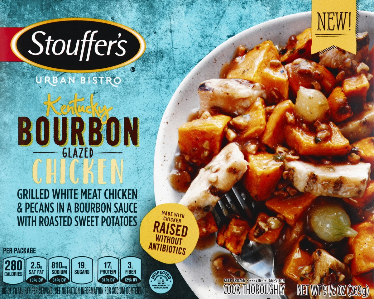 slide 4 of 4, Stouffer's Urban Bistro Kentucky Bourbon Glazed Chicken, 9.5 oz