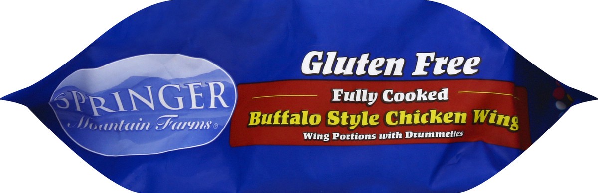 slide 6 of 7, Springer Mountain Farms Springer Mountain Fully Cooked Buffalo Chicken Wings, 24 oz