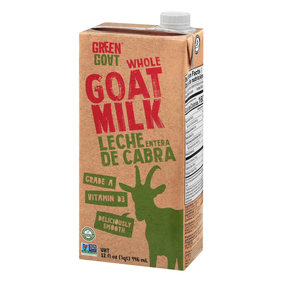 slide 9 of 9, Green Goat Whole Goat Milk 32 oz, 32 oz