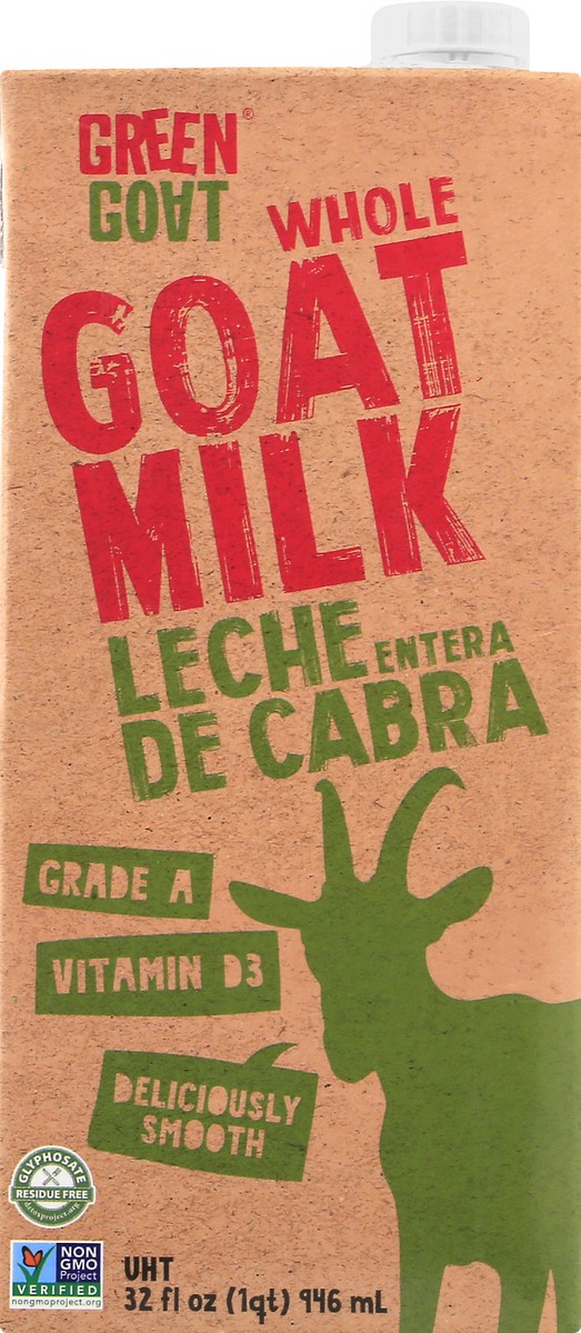 slide 1 of 9, Green Goat Whole Goat Milk 32 oz, 32 oz