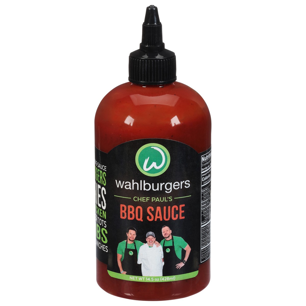 slide 1 of 11, Wahlburgers Chef Paul's BBQ Sauce, 14.5 oz