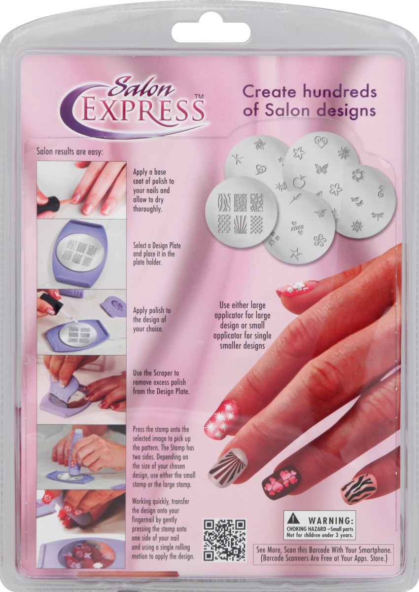 slide 2 of 3, Salon Express Nail Art Stamping Kit 1 ea, 1 ct