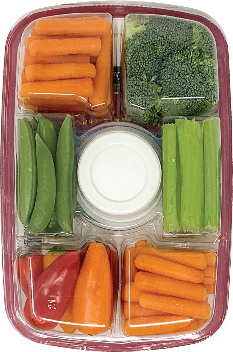 slide 2 of 3, Taylor Farms Vegetable Tray with Ranch Dip, 18 oz