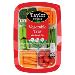 Taylor Farms Vegetable Tray with Ranch Dip 18 oz
