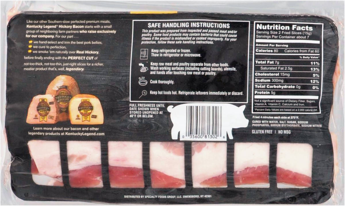 slide 4 of 14, Kentucky Legend Hickory Bacon 16 oz, 16 oz