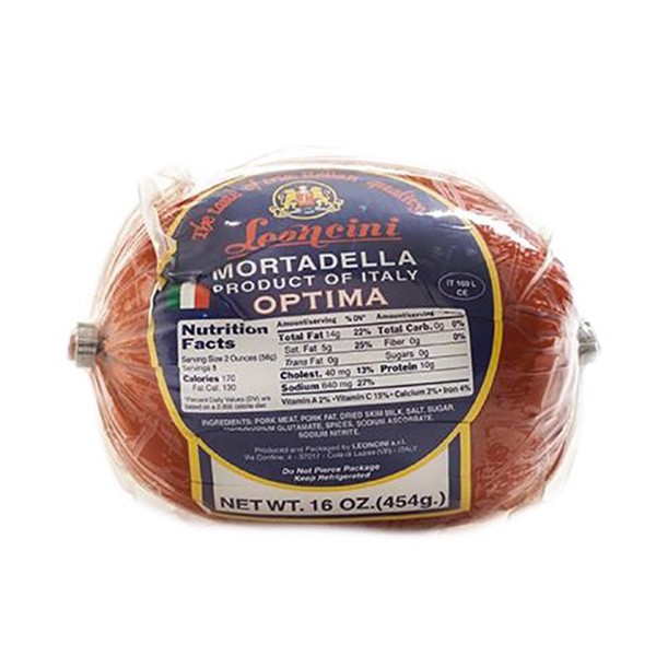 slide 1 of 1, Mini Mortadella-Leonicini, 