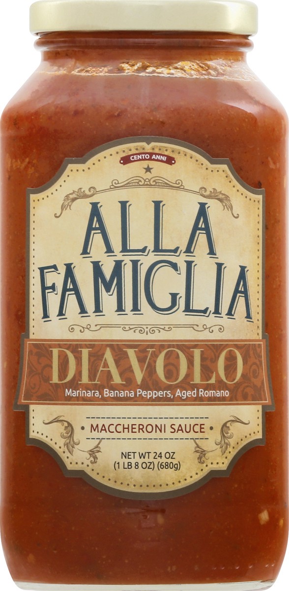 slide 1 of 12, Alla Famiglia Diavolo Sauce, 24 oz