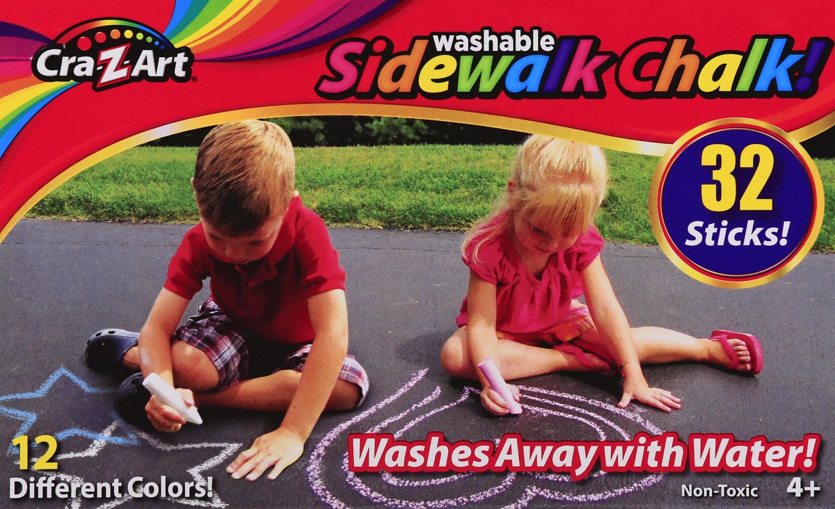 slide 2 of 11, Cra-Z-Art Sidewalk Chalk, 32 ct