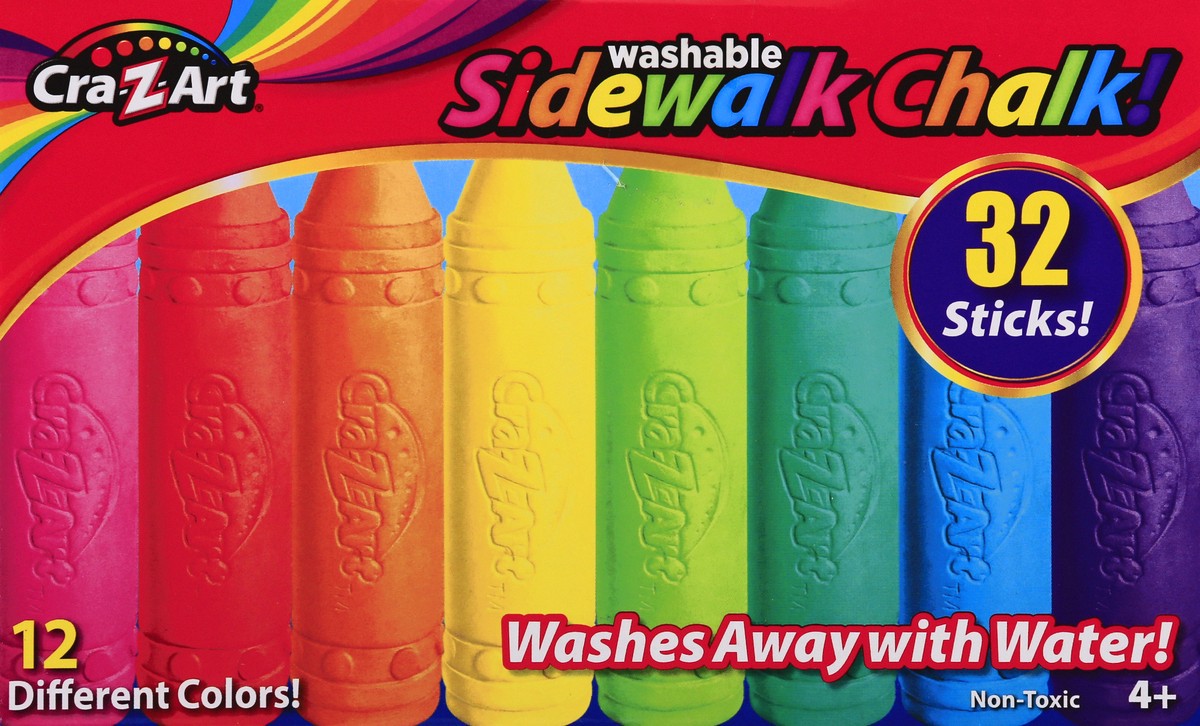 slide 8 of 11, Cra-Z-Art Sidewalk Chalk, 32 ct