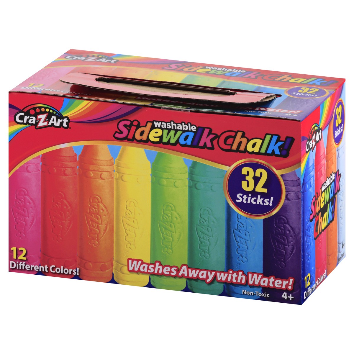 slide 11 of 11, Cra-Z-Art Sidewalk Chalk, 32 ct