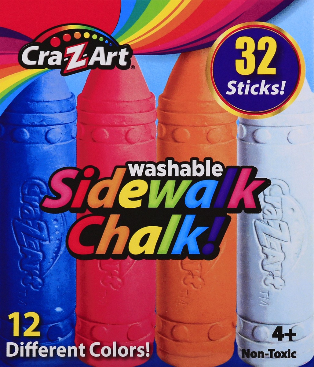 slide 10 of 11, Cra-Z-Art Sidewalk Chalk, 32 ct