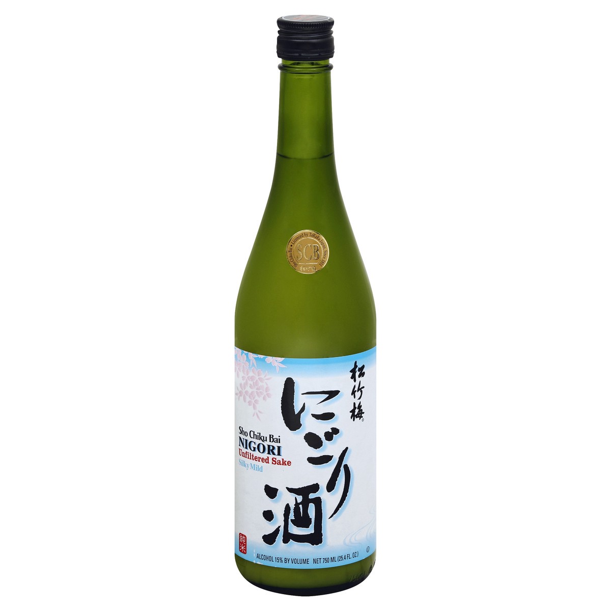 slide 3 of 3, Sho Chiku Bai Nigori Sake, 750 ml