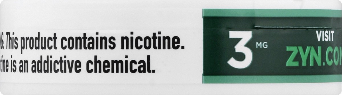 slide 4 of 9, ZYN 3 mg Wintergreen Nicotine Pouches 15 ea, 