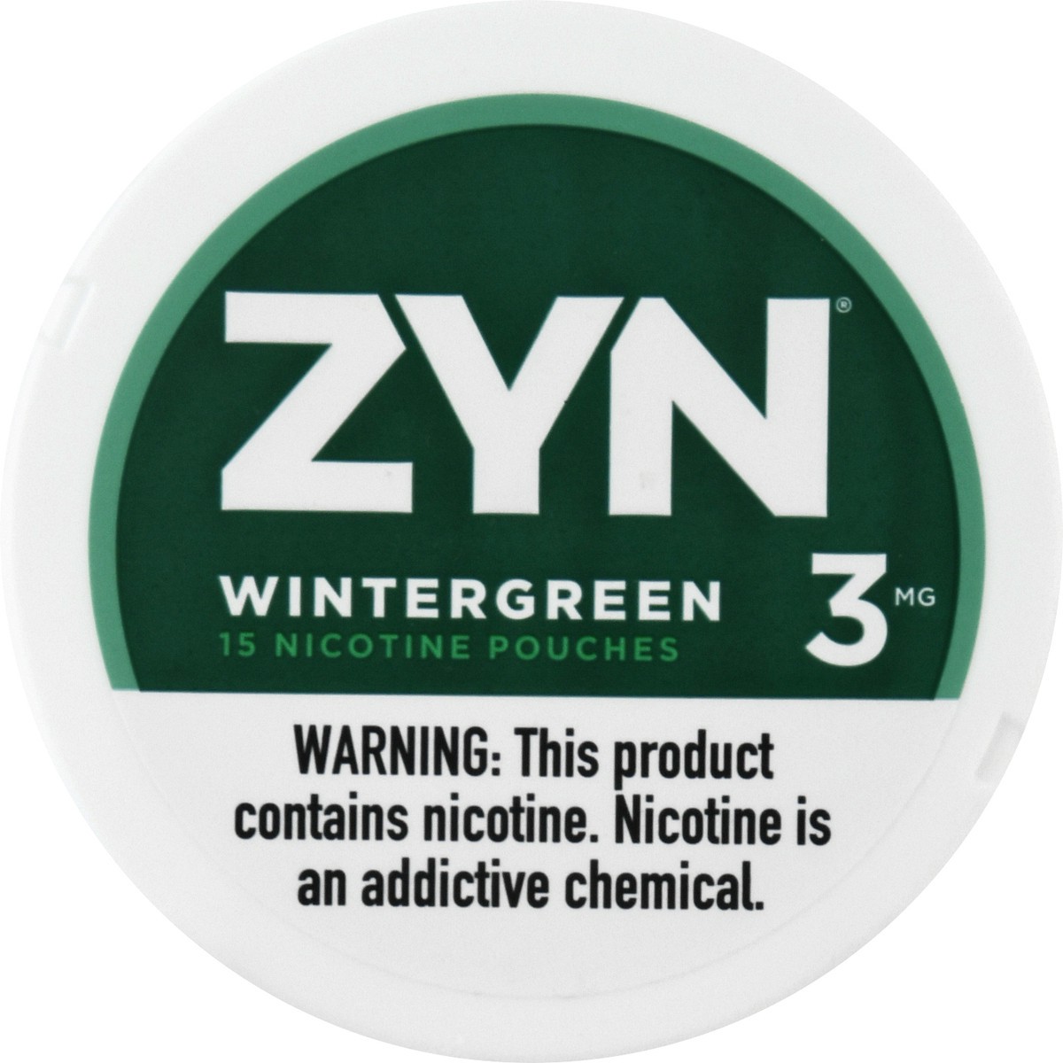 slide 6 of 9, ZYN 3 mg Wintergreen Nicotine Pouches 15 ea, 15 ct